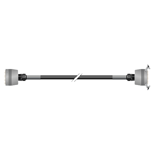 Sommer cable QMMQ-M08/00-50 Sommer Cable 8 Kanal Multipin 024 male/female getrennte Masse QMC 10m