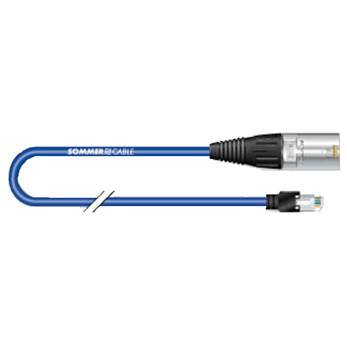 Sommer cable P5GJ-0300-BL Sommer Cable Mercator Cat.5 Patchkabel Hirose, EtherCon 3m blau