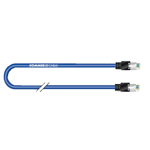 Sommer cable P5HS-0200-SW Sommer Cable Mercator Cat.5 Patchkabel Hirose, Hirose 2m schwarz